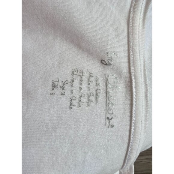 Chicos White Cotton Long Sleeve V-Neck Top Size 3. Xl - Picture 4 of 6